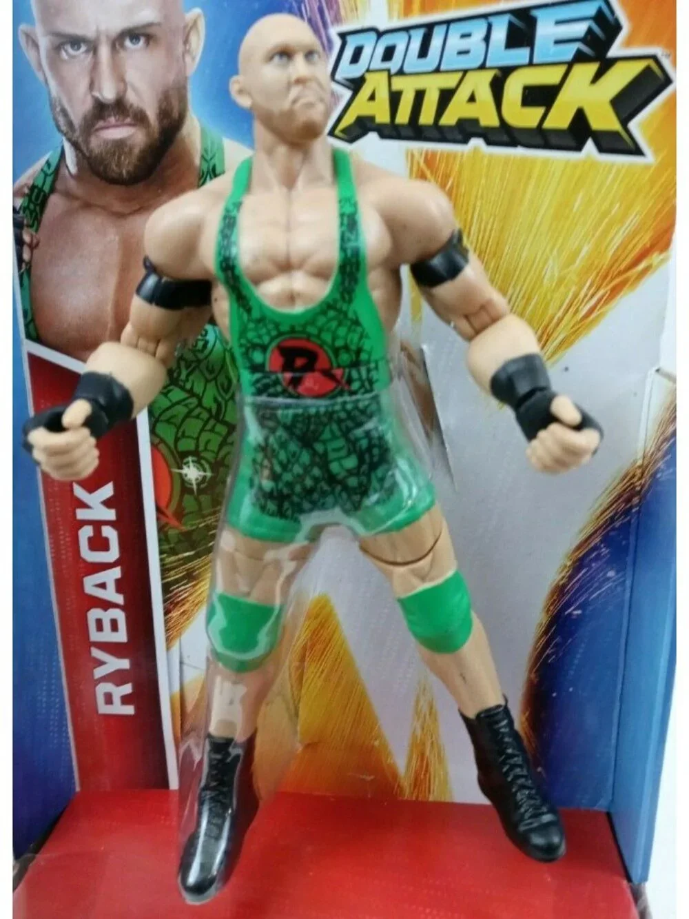New 2014 WWF WWE Mattel Ryback Double Attack Wrestling 7